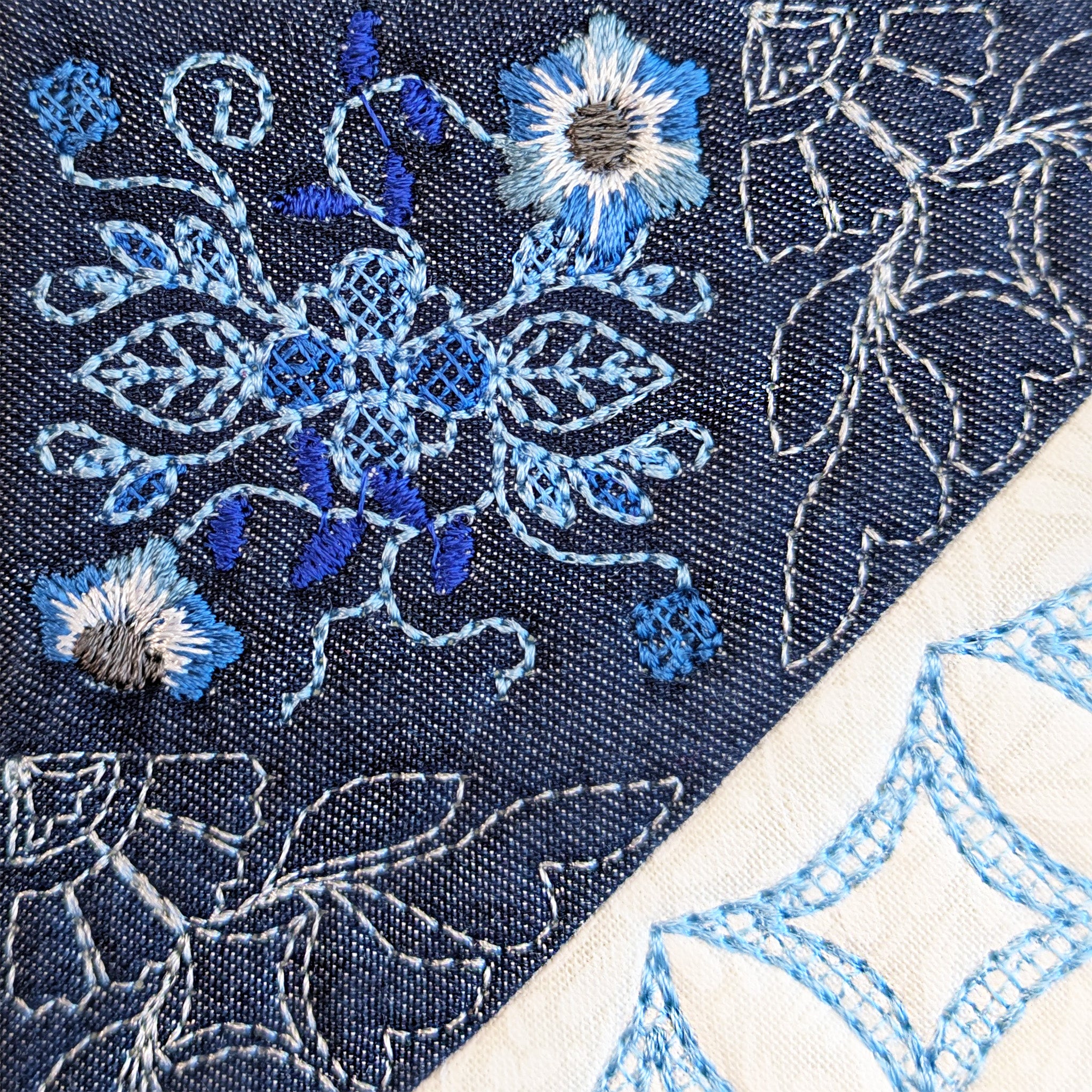 BOM Woodland Wonderland Quilt - Block 5 In the hoop machine embroidery designs