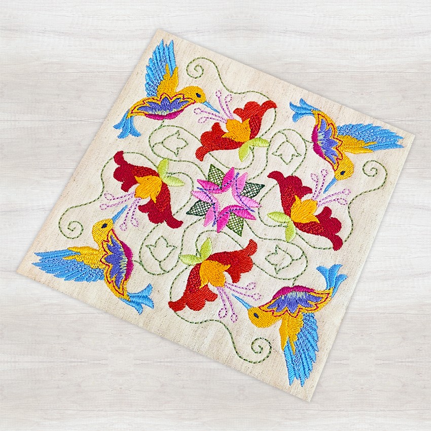 BOM Woodland Wonderland Quilt - Block 1