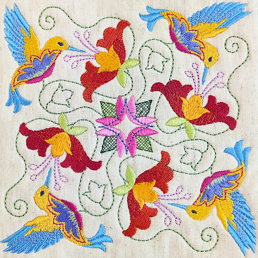 BOM Woodland Wonderland Quilt - Block 1