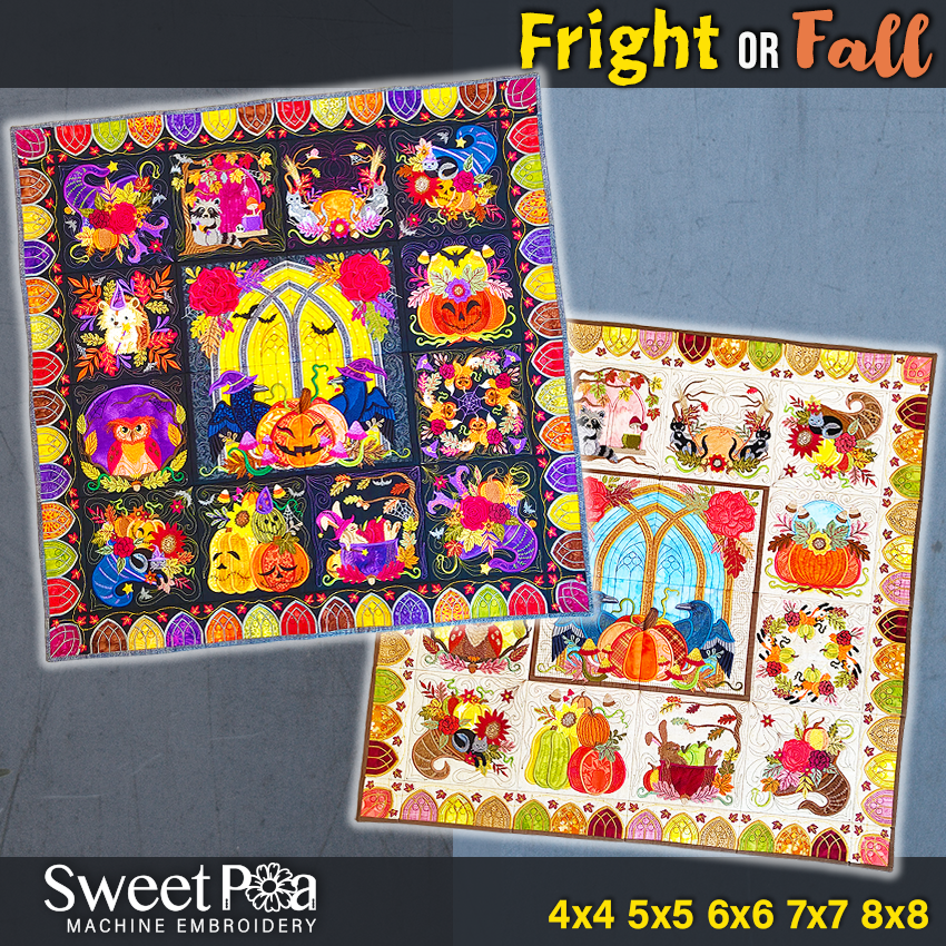 BOW Fright or Fall Quilt - Assembly Instructions