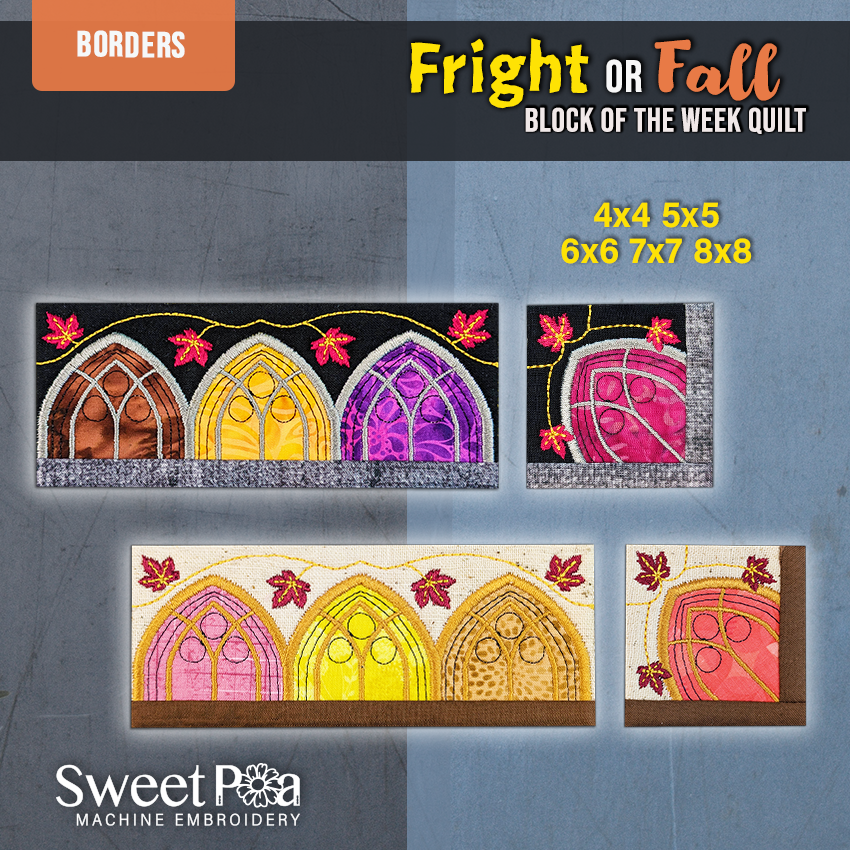 BOW Fright or Fall Quilt - Border Blocks