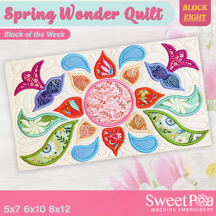 BOW Spring Wonder Quilt - Block 8