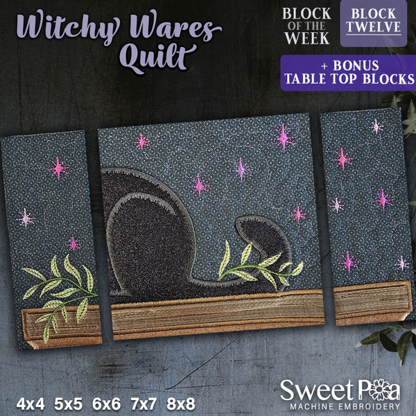 bow witchy wares block 12 and borders