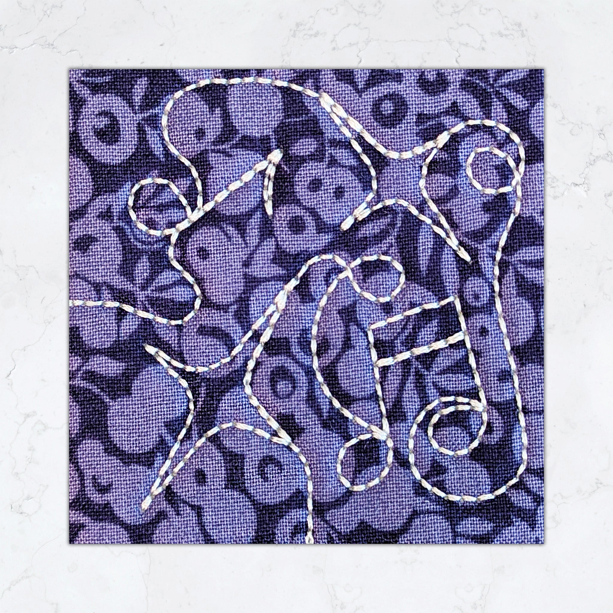 BOW Monster Dance Quilt - Border Blocks In the hoop machine embroidery designs