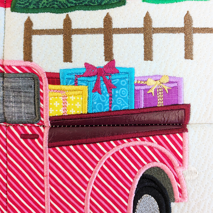 Barn Scene Mini Quilt or Hanger