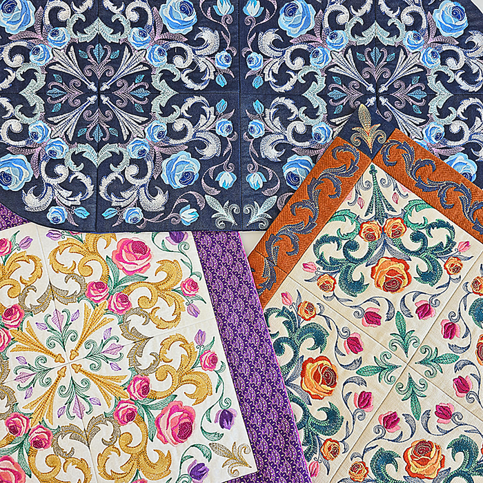 Baroque Quilt Borders Design