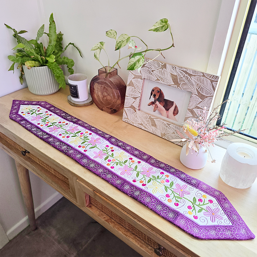 Blossoms and Berries Table Runner