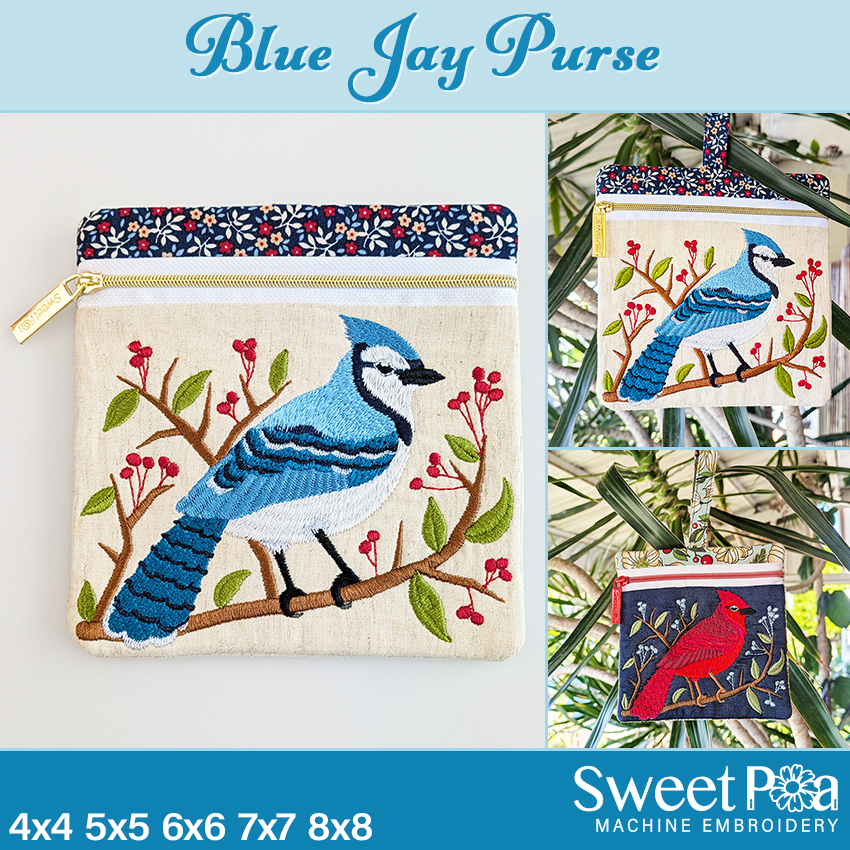Blue Jay Purse
