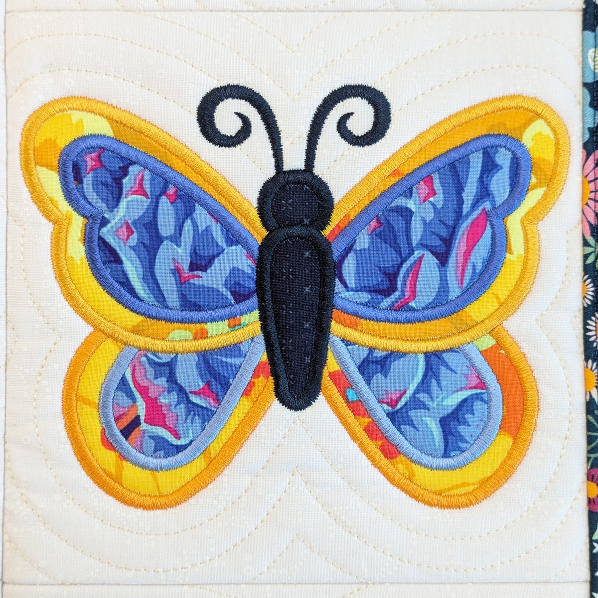 Butterfly Quilt Machine Embroidery Design ITH