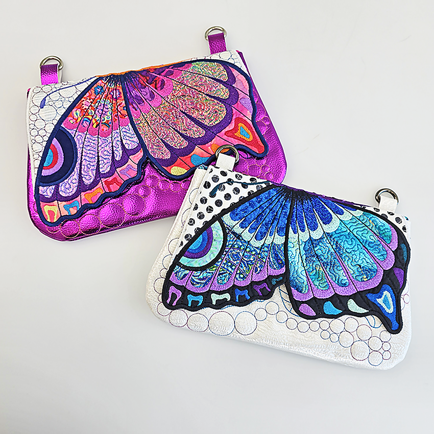 Butterfly Wing Clutch x 2