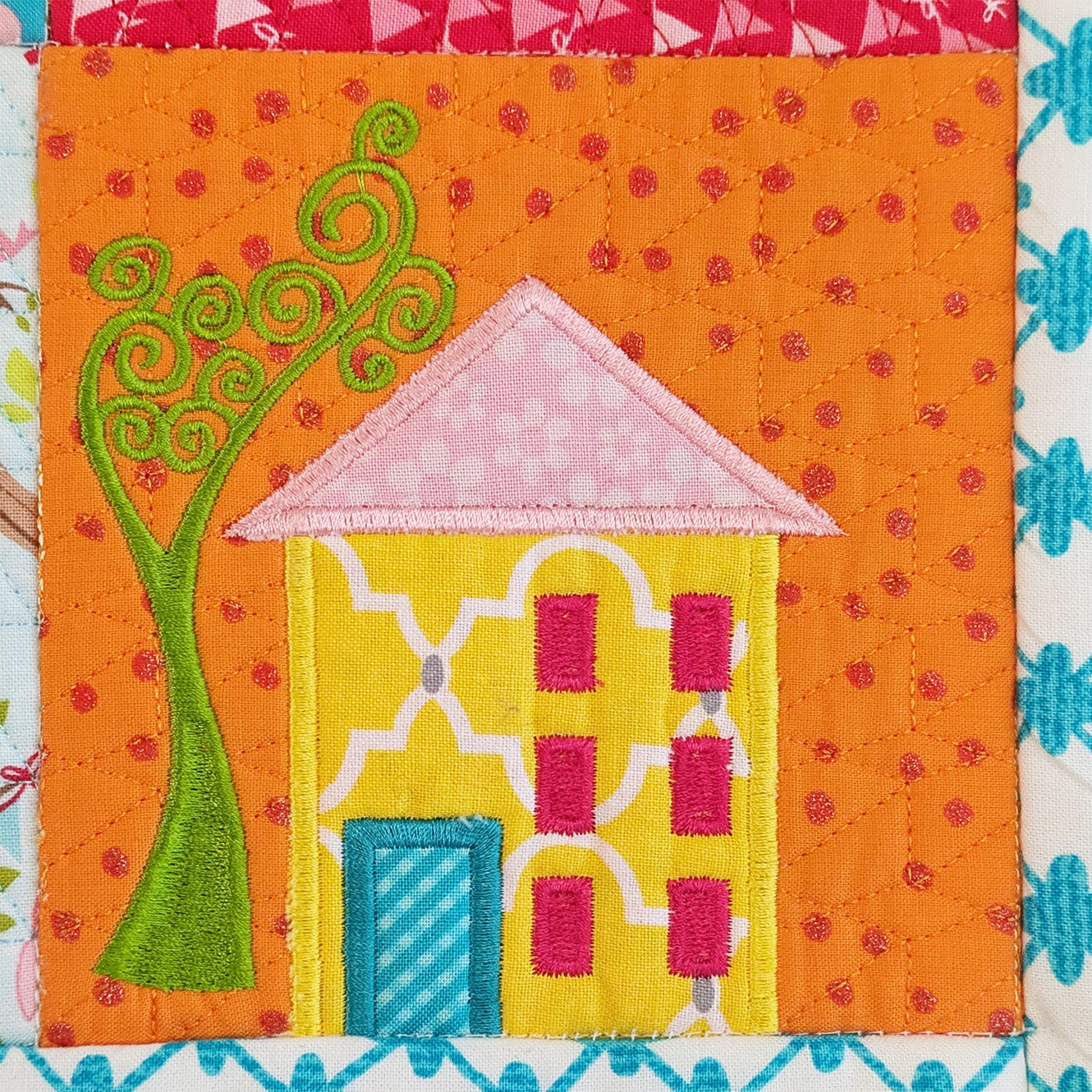 Car Play Mat Quilt In the hoop machine embroidery designs