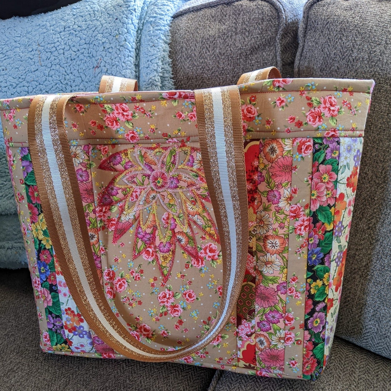 3d Flower Tote Bag 5x7 6x10 7x12 9x12