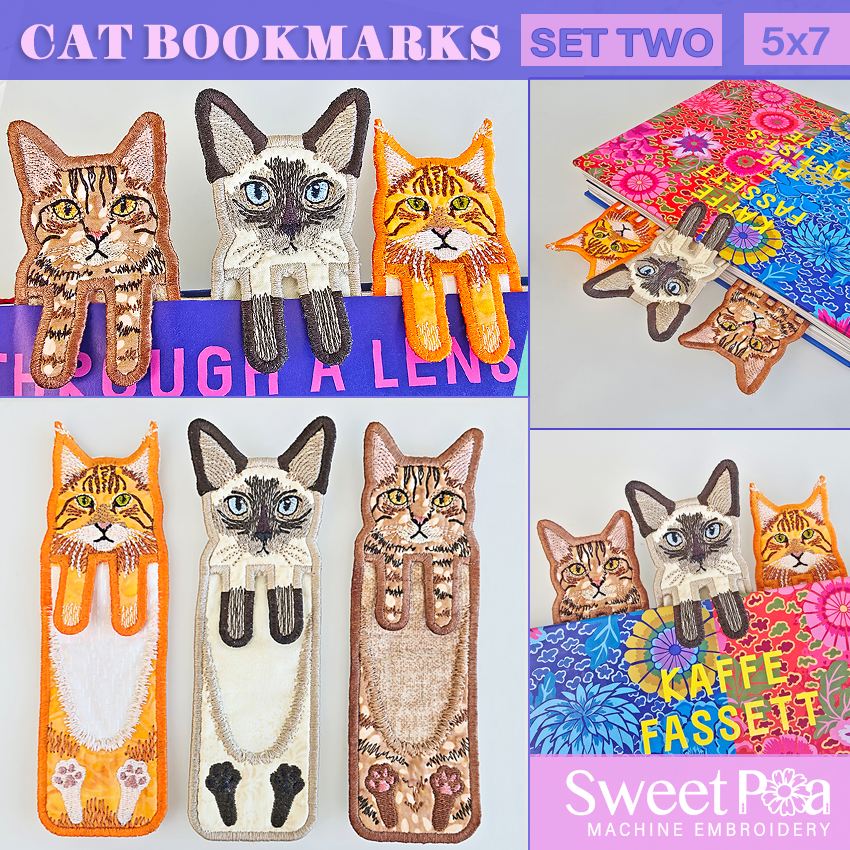 Cat Bookmarks Set Two