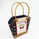 Cherry Handbag 6x10 8x12 - Sweet Pea In The Hoop Machine Embroidery Design