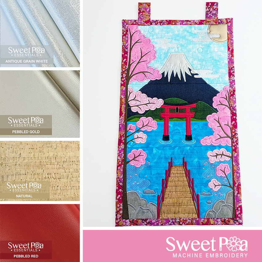 Cherry Blossom Hanger and sweet pea essentials used