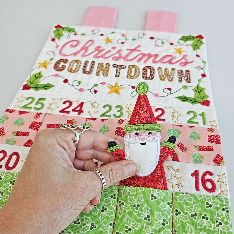 Embroidery Designs Christmas Santa Advent Hanger embroidery-designs-christmas-santa-advent-hanger