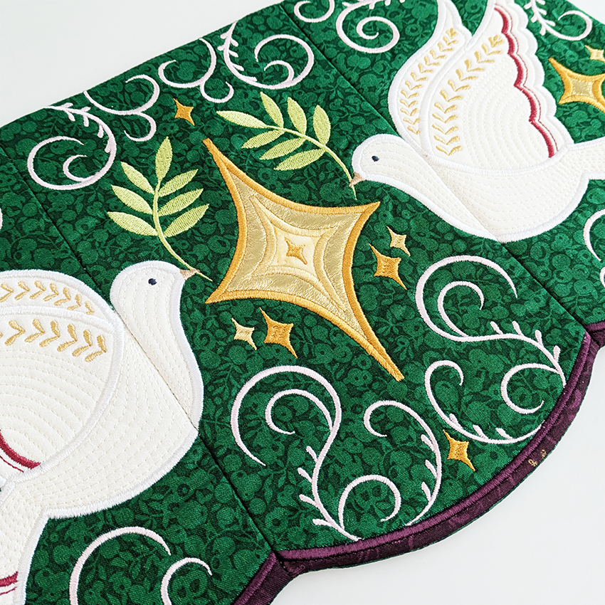 Christmas Dove Placemat