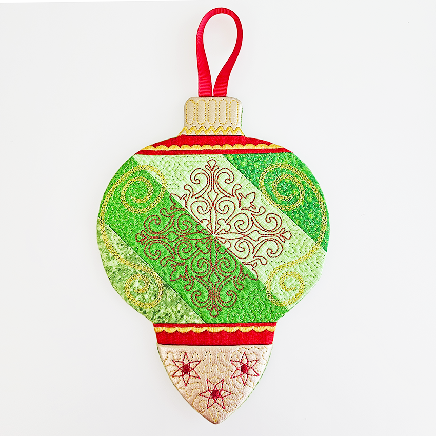 Christmas Ornament Mug Rug Set