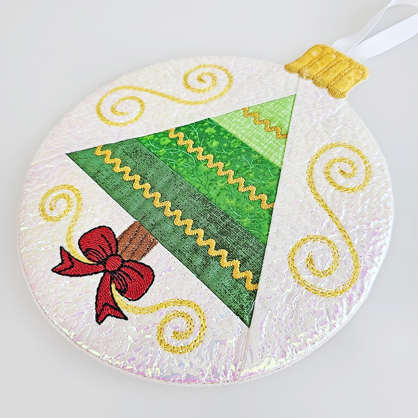 Christmas Ornament Mug Rug Set