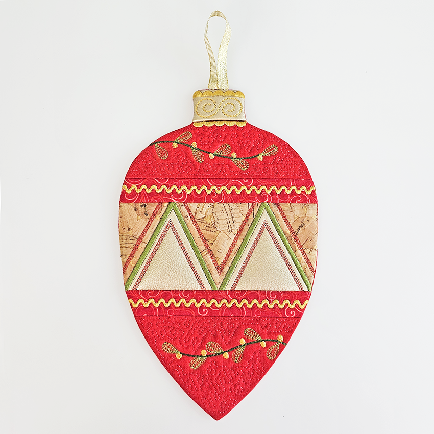 Christmas Ornament Mug Rug Set