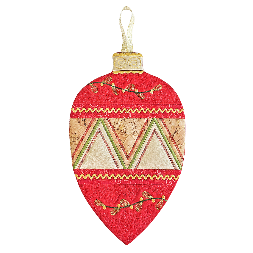 Christmas Ornament Mug Rug Set