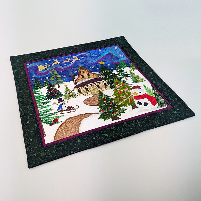 Christmas Scene Mini Quilt