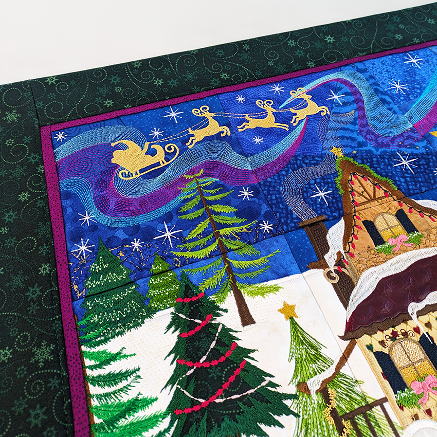 Christmas Scene Mini Quilt