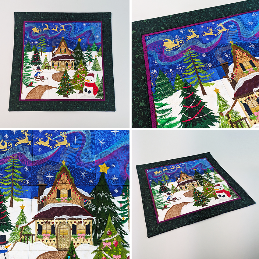 Christmas Scene Mini Quilt