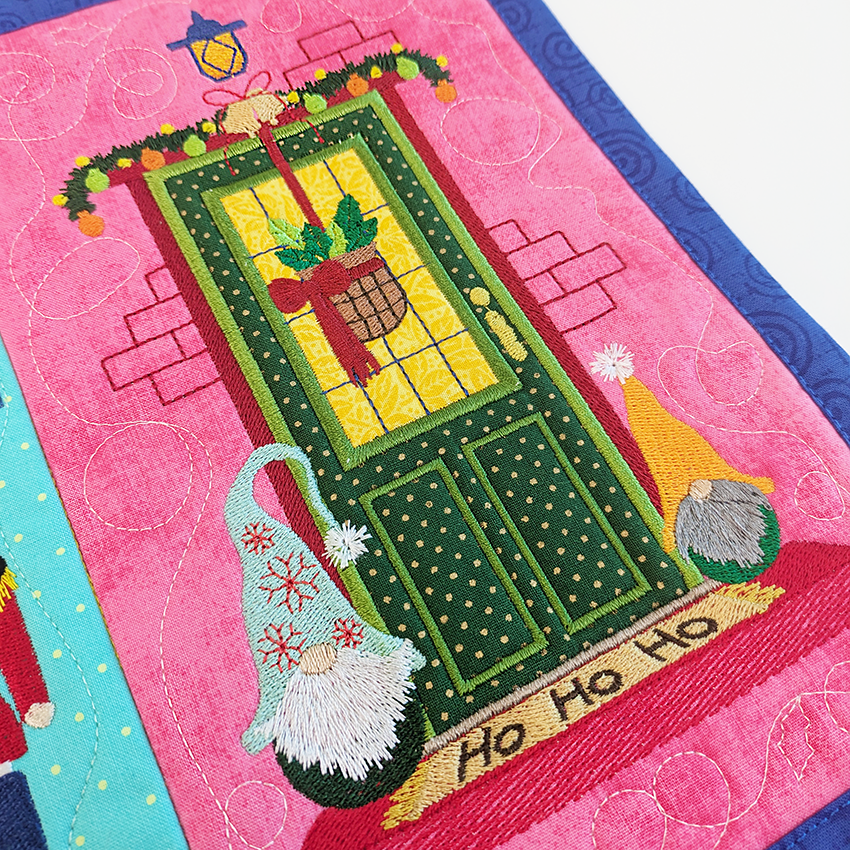 Christmas Door Table Runner