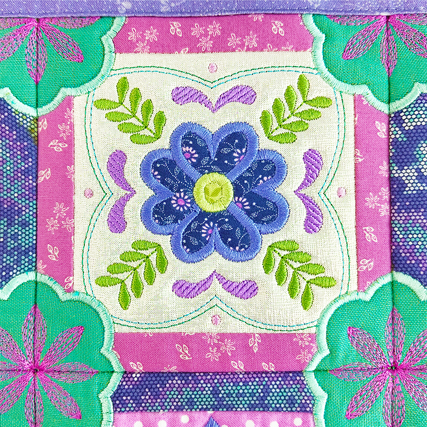 Decorative Tile Placemat close up 2