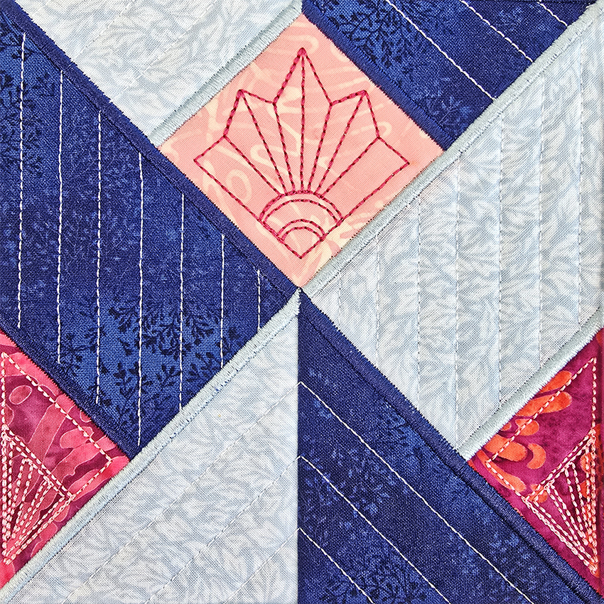 Diamond Dimension Block or Quilt