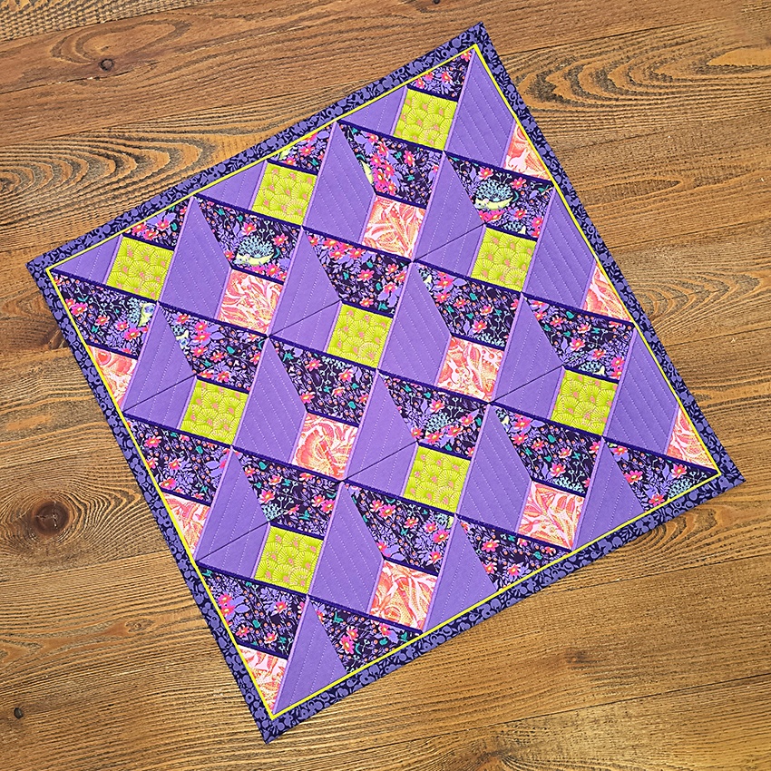 Diamond Dimension Block or Quilt