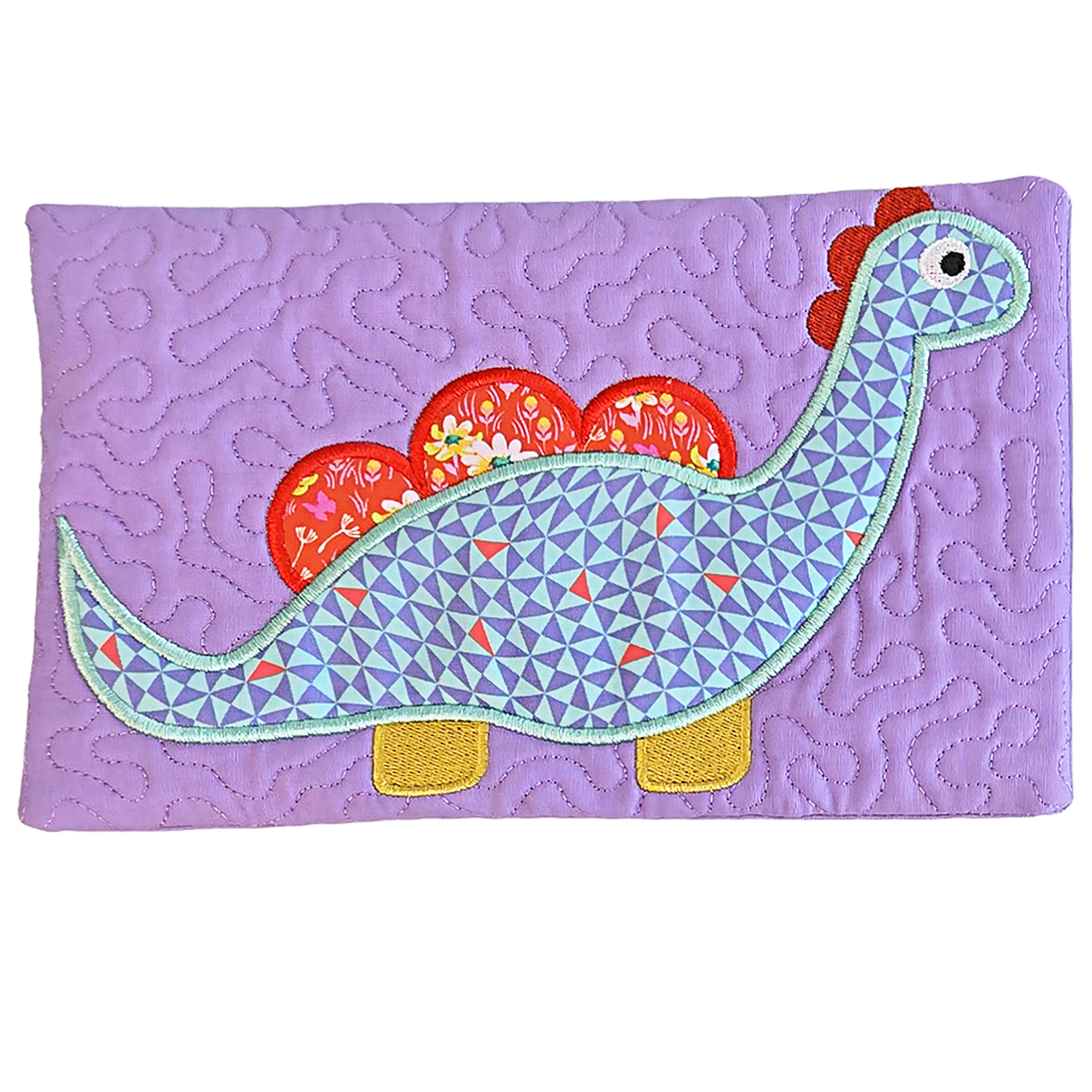 Dinosaur Quilt Add On Blocks In the hoop machine embroidery designs