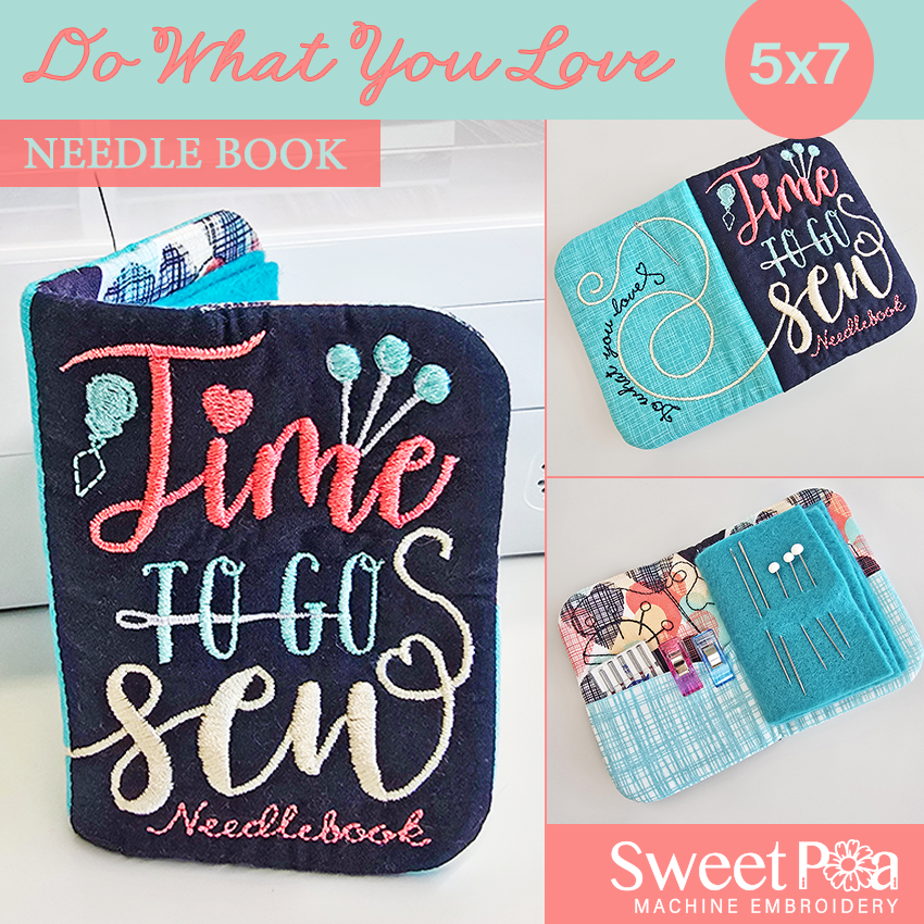 Do What You Love Needle Book ITH Design