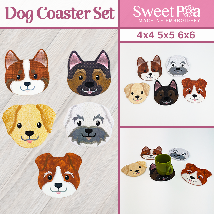 Dog Coaster Set