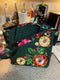 Flourishing Flowers Handbag 6x10 8x12 - Sweet Pea In The Hoop Machine Embroidery Design