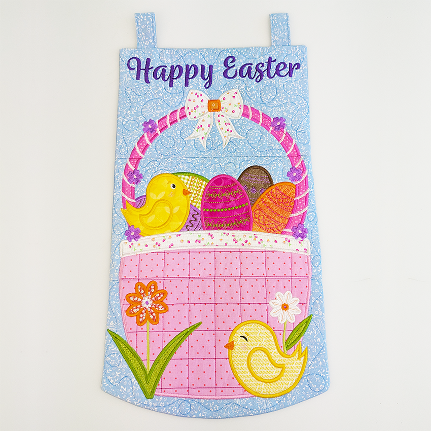 Easter Basket Hanger front on