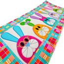 Easter Bunny Table Runner 5x7 6x10 8x12 - Sweet Pea In The Hoop Machine Embroidery Design
