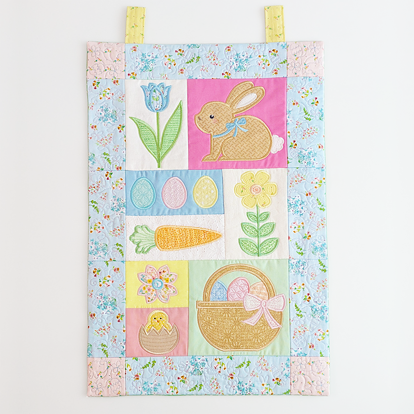 Easter Fun Hanger In the hoop machine embroidery designs