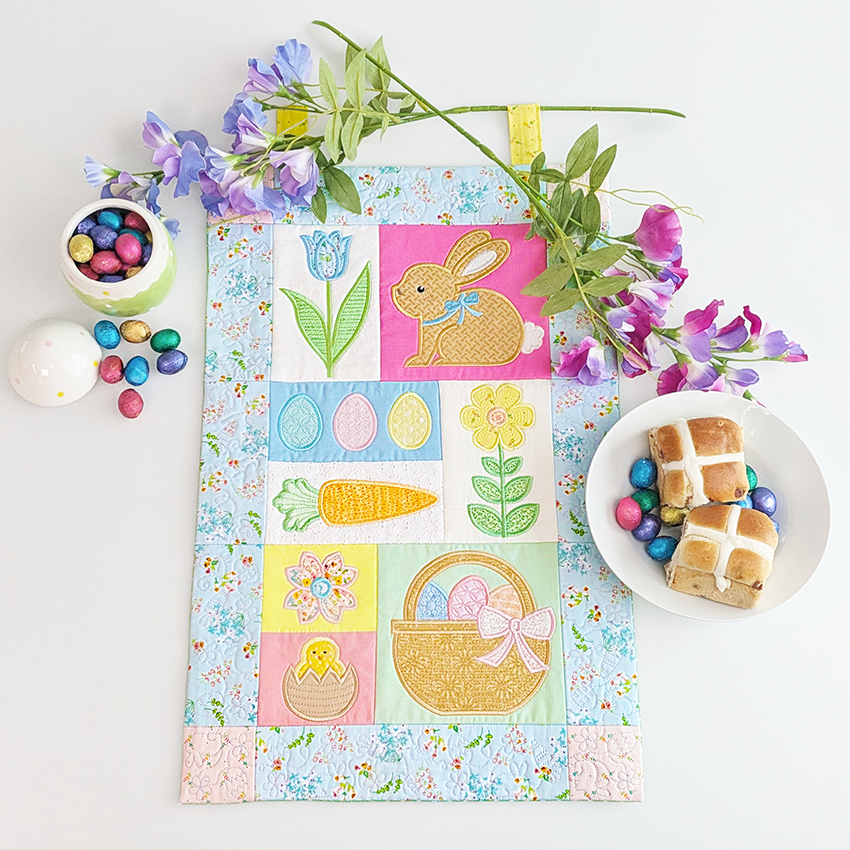 Easter Fun Hanger In the hoop machine embroidery designs