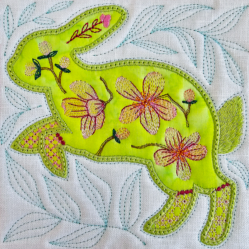 Lucky You Stitched Machine Applique Embroidery Design – Blasto Stitch