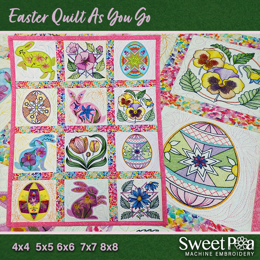 BOW Easter Quilt As You Go Bulk Pack