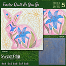 BOW Easter Quilt As You Go - Block 5 - Sweet Pea In The Hoop Machine Embroidery Design