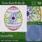 BOW Easter Quilt As You Go - Block 10 - Sweet Pea In The Hoop Machine Embroidery Design
