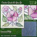 BOW Easter Quilt As You Go - Block 2 - Sweet Pea In The Hoop Machine Embroidery Design