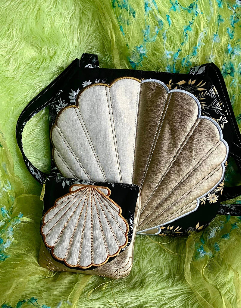 Buy Original Sea Shell Minaudiere Clutch Purse, Double Sided Natural Calm  MOP Shell Shoulder Bag With 14k Gold Plated Brass Frame Christmas Gift  Online in India - Etsy