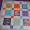 Elephant with Balloons Baby Quilt 4x4 5x5 6x6 7x7
