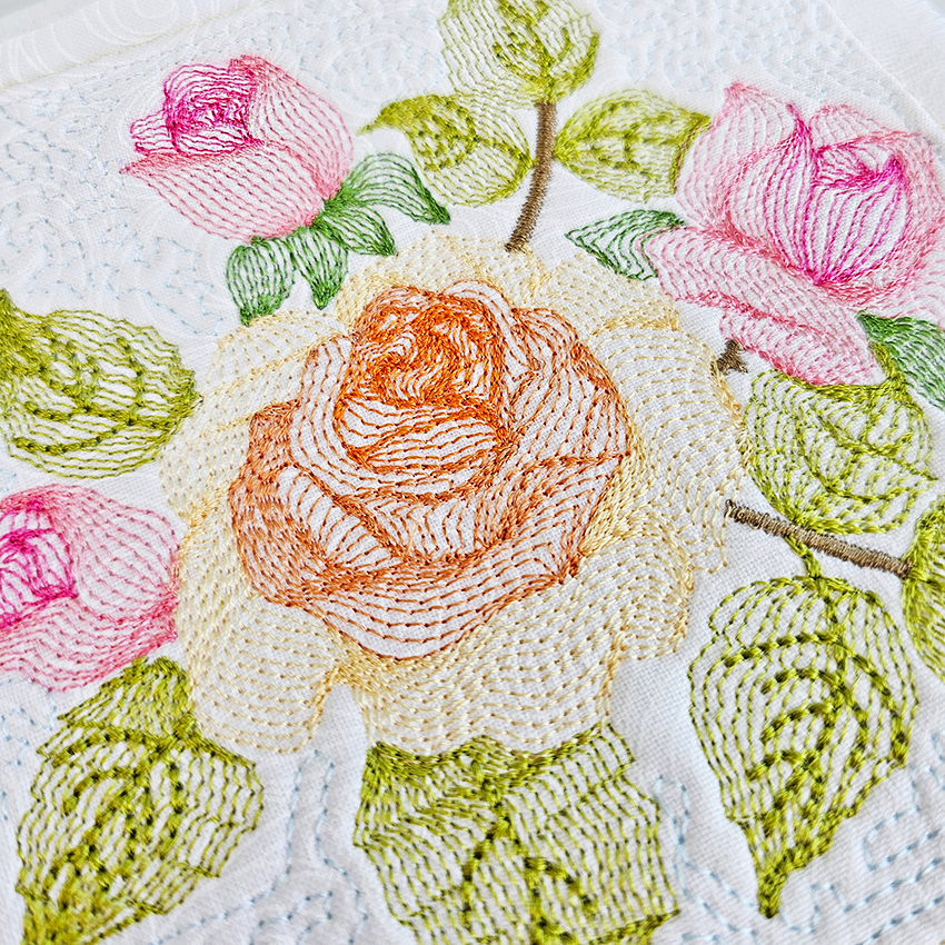 Embroidered Flowers 2