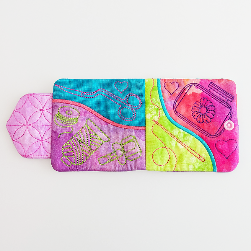 embroidery essentials kit by sweet pea opened up