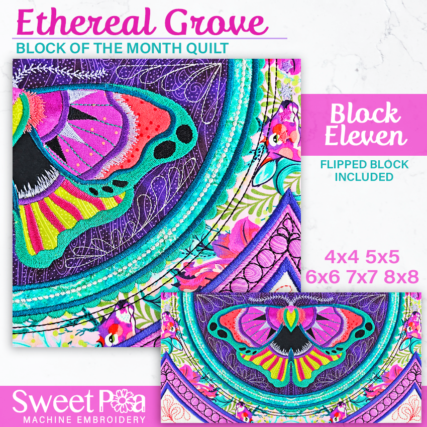 BOM Ethereal Grove Quilt - Block 11